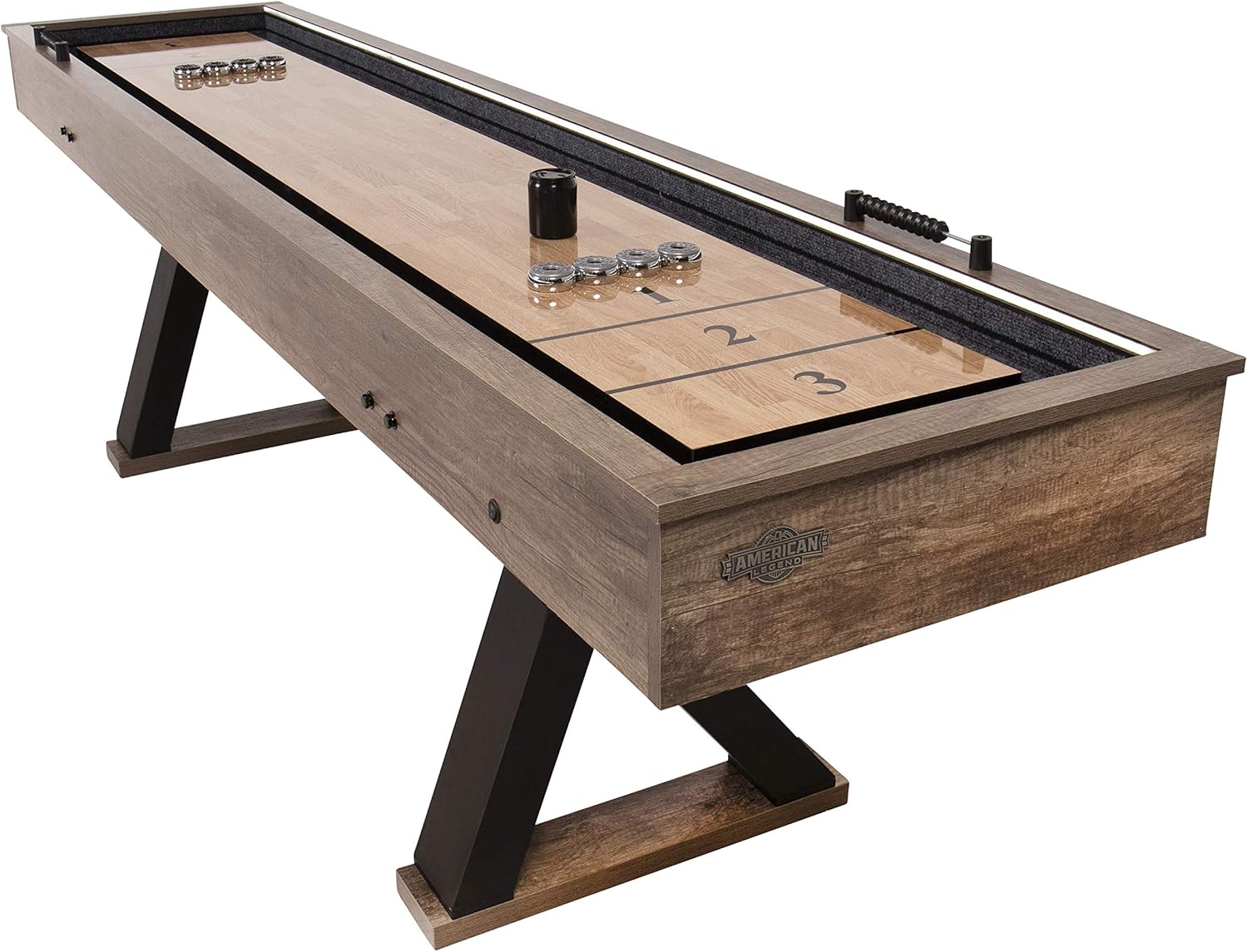 American Legend 9 Foot Kirkwood Shuffleboard Table